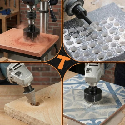 Bigstren 27080 Diamantové vykružováky M14 6-68 mm, sada 7 ks