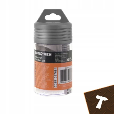 Bigstren 27081 Diamantová kuželová fréza M14 2-35mm