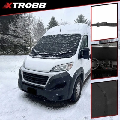 Xtrobb 27737 Clona na čelní sklo XL 200 x 100 cm, černá 