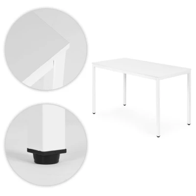 ModernHome NORD-W Jídelní, pracovní stůl, 120 x 60 cm, bílý