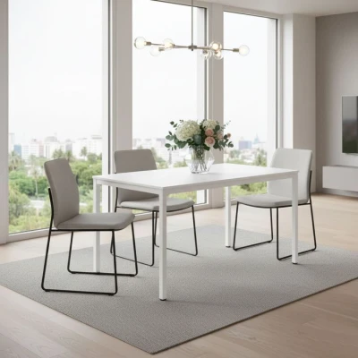 ModernHome NORD-W Jídelní, pracovní stůl, 120 x 60 cm, bílý