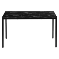 ModernHome NORD-MRBC Jídelní, pracovní stůl, 120 x 60 cm, černý mramor
