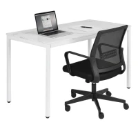 ModernHome NORD-MRW Jídelní, pracovní stůl, 120 x 60 cm, bílý mramor