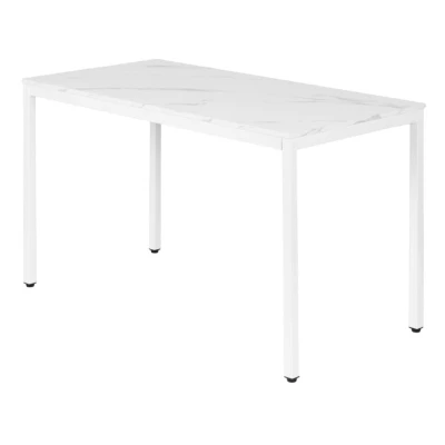ModernHome NORD-MRW Jídelní, pracovní stůl, 120 x 60 cm, bílý mramor
