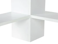 ModernHome WYJ-235 Rohový psací, počítačový stůl, 98 x 72 cm, bílý