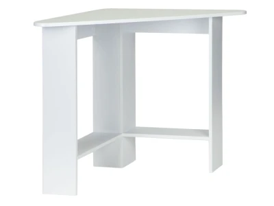 ModernHome WYJ-235 Rohový psací, počítačový stůl, 98 x 72 cm, bílý