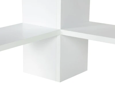 ModernHome WYJ-235 Rohový psací, počítačový stůl, 98 x 72 cm, bílý