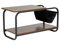 ModernHome YLT-1502 Konferenční stolek 86 cm, 2 úrovně, hnědý