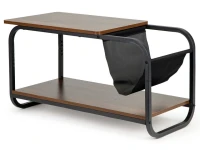 ModernHome YLT-1502 Konferenční stolek 86 cm, 2 úrovně, hnědý
