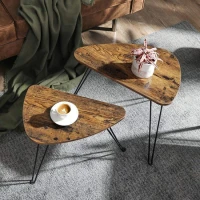 ModernHome LNT012B01 Dvoudílný loftový konferenční stolek