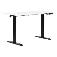 ModernHome JNI-D60-1-1 Elektricky výškově nastavitelný psací stůl 140 x 70 cm, bílý