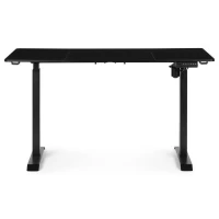 ModernHome JNI-D60-1-16 Elektricky výškově nastavitelný psací stůl 140 x 70 cm, černý