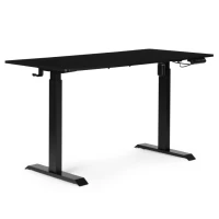 ModernHome JNI-D60-1-16 Elektricky výškově nastavitelný psací stůl 140 x 70 cm, černý