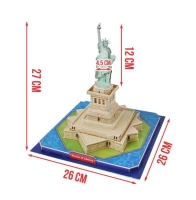 3D puzzle Socha Svobody střední