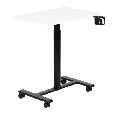 ModernHome JNI-PN01-1-1 Výškovo nastaviteľný stôl 70 x 48 cm, biely