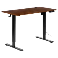 ModernHome JNI-D45A-1-5 Elektricky výškově nastavitelný psací stůl 120 x 60 cm, hnědý