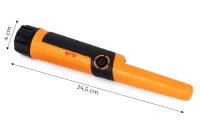MultiStore GC-2006 Ručný detektor kovov, vodotesný, IPX8 s LED baterkou a puzdrom