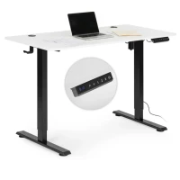 ModernHome JNI-D45A-1-1 Elektricky výškově nastavitelný psací stůl 120 x 60 cm, bílý