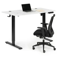 ModernHome JNI-D45A-1-1 Elektricky výškově nastavitelný psací stůl 120 x 60 cm, bílý