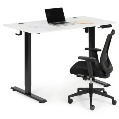 ModernHome JNI-D45A-1-1 Elektricky výškově nastavitelný psací stůl 120 x 60 cm, bílý