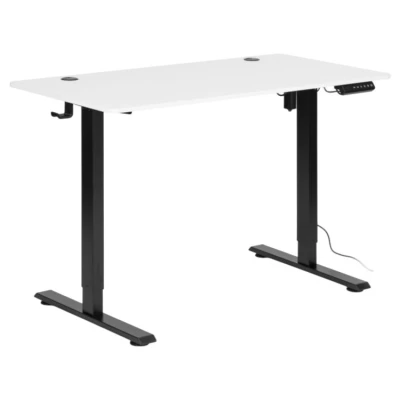 ModernHome JNI-D45A-1-1 Elektricky výškově nastavitelný psací stůl 120 x 60 cm, bílý