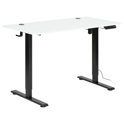ModernHome JNI-D45A-1-1 Elektricky výškově nastavitelný psací stůl 120 x 60 cm, bílý