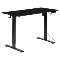 ModernHome JNI-D45A-1-16 Elektricky výškově nastavitelný psací stůl 120 x 60 cm, černý