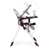 EcoToys HC301-2401 Skládací dětská jídelní židlička s hračkami džungle