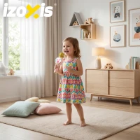 Izoxis 27048 Bezdrôtový karaoke mikrofón Bluetooth Rabbit, 800 mAh, ružový