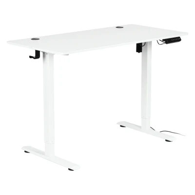 ModernHome JNI-D45A-5-1 Elektricky výškově nastavitelný psací stůl 120 x 60 cm, bílý