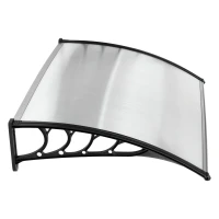 MultiGarden Stříška nad vchodové dveře 120 x 100 cm z polykarbonátu