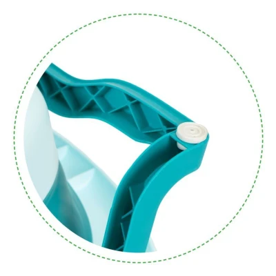 EcoToys HA-B37 Skladacie cestovné vanička s odtokom, modrá 