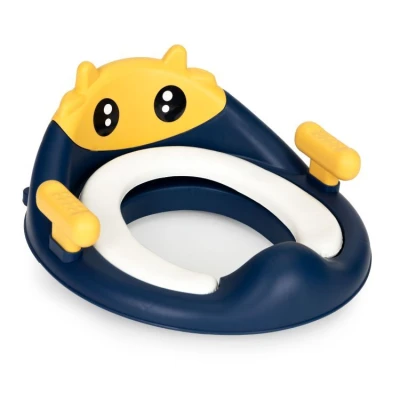 EcoToys HA-P17-18 Dětské WC sedátko se schůdky a podestou, modré