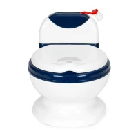 EcoToys HA-P05 Nočník s odnímatelnou vložkou WC prkénka, uzavírací, tmavě modrá