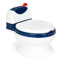 EcoToys HA-P05 Nočník s odnímatelnou vložkou WC prkénka, uzavírací, tmavě modrá