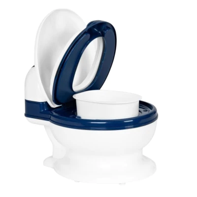 EcoToys HA-P05 Nočník s odnímatelnou vložkou WC prkénka, uzavírací, tmavě modrá