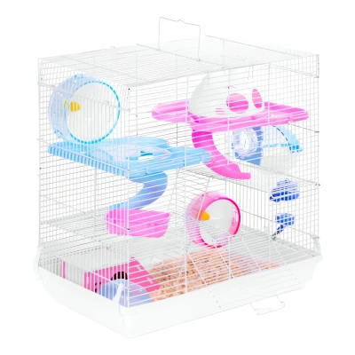 Petsi TR-1013 Klec pro křečka, morčata a hlodavce, kompletní vybavení 