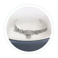 EcoToys HC-135 Dětská jídelní židlička 2 v 1, bílá