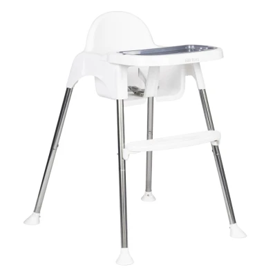 EcoToys HC-135 Dětská jídelní židlička 2 v 1, bílá