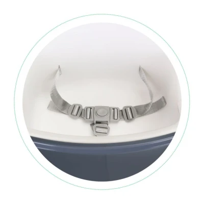 EcoToys HC-135 Dětská jídelní židlička 2 v 1, bílá