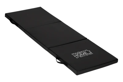 ModernHome GB-GYM Skládací gymnastická podložka 182 × 60 cm, černá