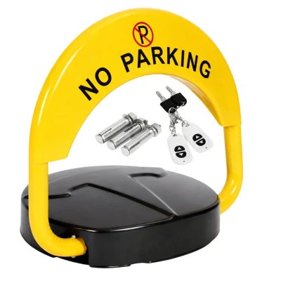 MultiStore DNPL-002 Skládací parkovací zábrana 40 cm na klíč, dálkově ovládaná, alarmový systém