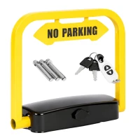 MultiStore DNPL-001 Skládací parkovací zábrana 35 cm na klíč, dálkově ovládaná, alarmový systém