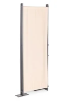 MultiGarden AW-022/4TLG Skladací záhradný a izbový paravan, 4-dielny, 167 x 216 cm, béžový