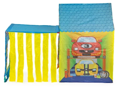 iPlay 8174 Dětský hrací stan s designem autoservisu 150 x 110 x 75 cm