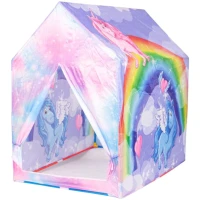 iPlay 8192 Dětský herní stan Rainbow 72 x 102 x 95 cm, jednorožec 