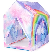 iPlay 8192 Dětský herní stan Rainbow 72 x 102 x 95 cm, jednorožec 