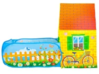 iPlay 8173 Dětský domeček se suchým bazénem 110 x 150 x 90 cm, farma