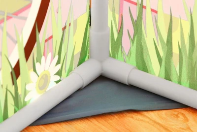 iPlay 8173 Dětský domeček se suchým bazénem 110 x 150 x 90 cm, farma