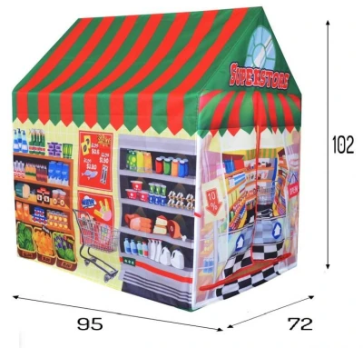 iPlay 8167 Dětský herní stan 72 x 102 x 95 cm, supermarket